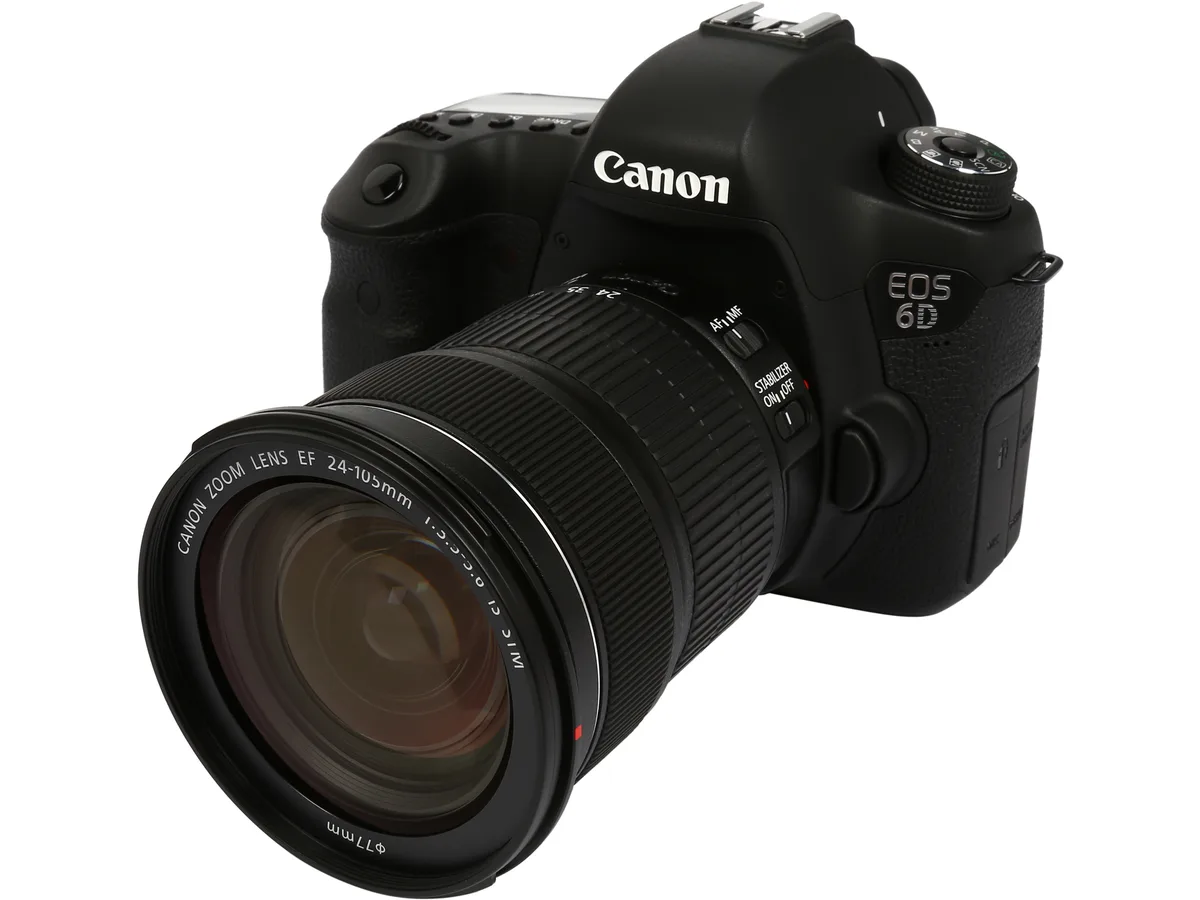 Canon Canon EOS 6D 8035B106 dslr camera with EF 24-105mm f/3.5-5.6 IS STM Lens — product photo