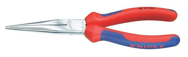 Knipex 8 inch needle nose pliers with multi-component grips