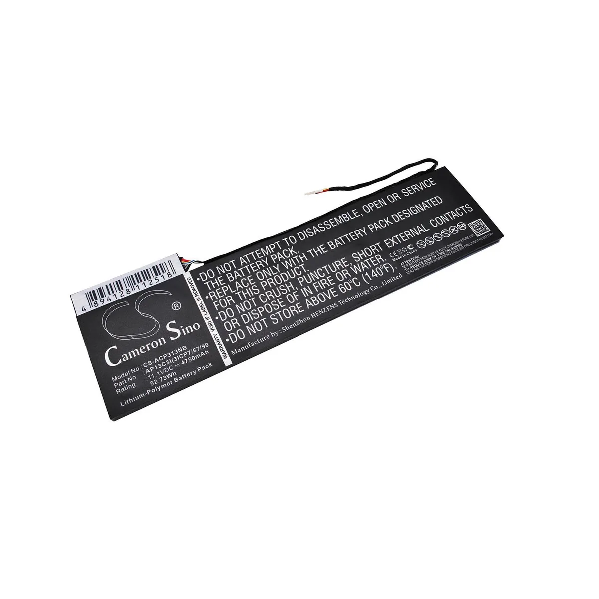 Cameron &amp; Co Cameron &amp; Co DS-CS-ACP313NB laptop battery 4750mAh 11.1V — product photo