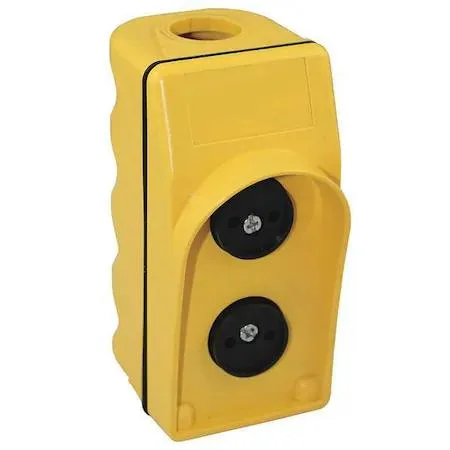 Dayton Dayton 20C805 2-Speed Pendant Station Yellow 10A 600V AC/DC — product photo