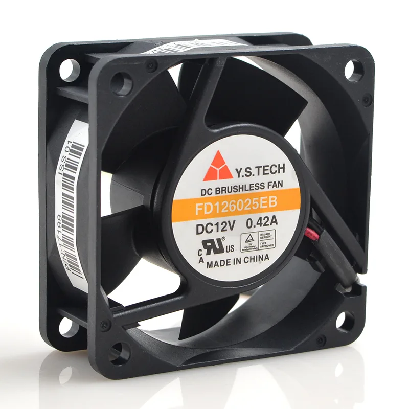 Zyvpee Zyvpee FD126025EB 6025 12V .42A 2 Pin 60mm Case Fan — product photo