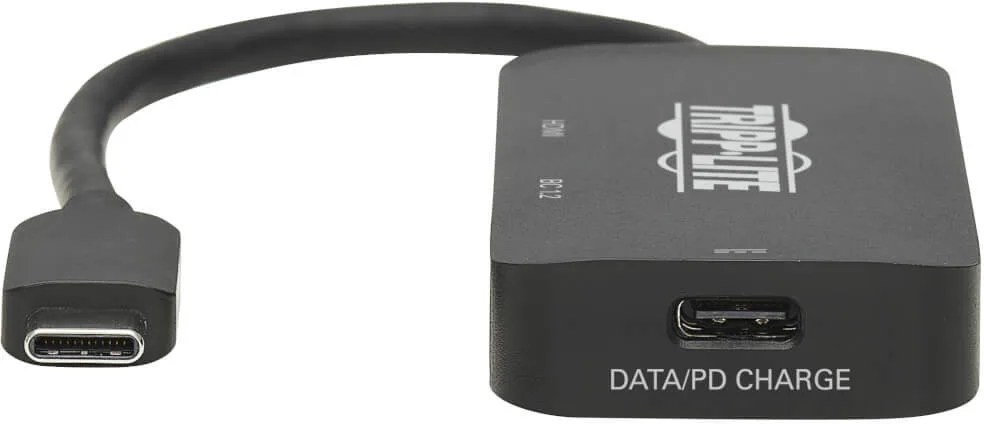 Tripp Lite Tripp Lite USB-C Multiport Adapter 4K HDMI 2.0 USB 3.1 Black — product photo