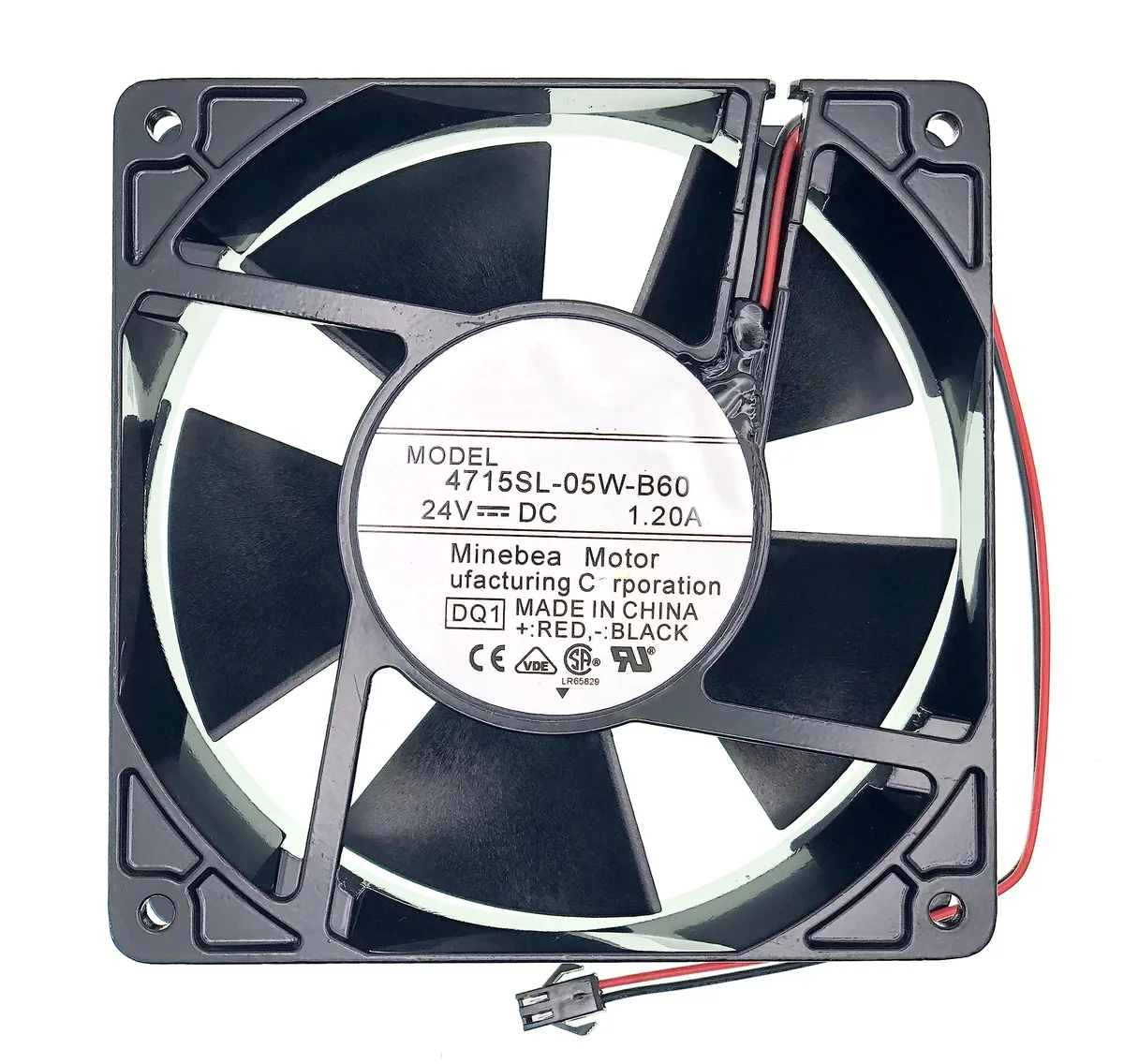Vszerda Vszerda 4715SL-05W-B60 DC24V 1.2A 28.8W 4700RPM 120x120x38mm gadget — product photo