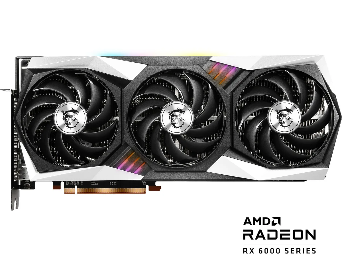 MSI MSI RX6800XTGAMINGXTRIO graphics card — product photo
