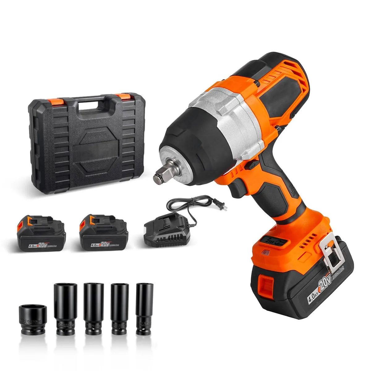 VEVOR VEVOR Cordless Impact Wrench 20V 958.8 ft-lbs 1/2" 2×4Ah Kit — product photo