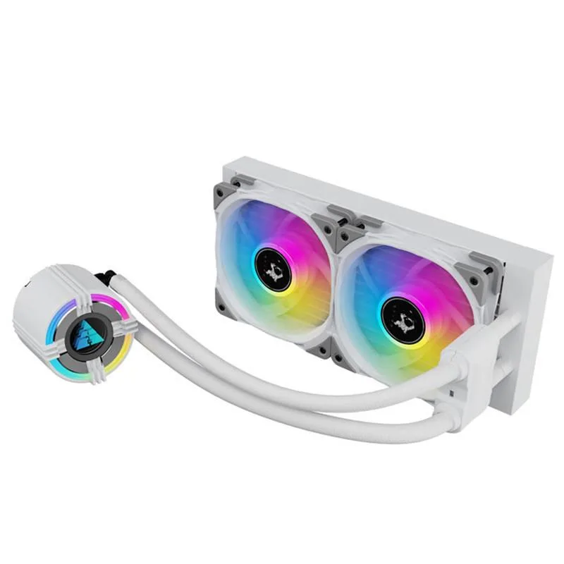 NO. NO. Xingchen S240 ARGB 240 mm water-cooled radiator white — product photo