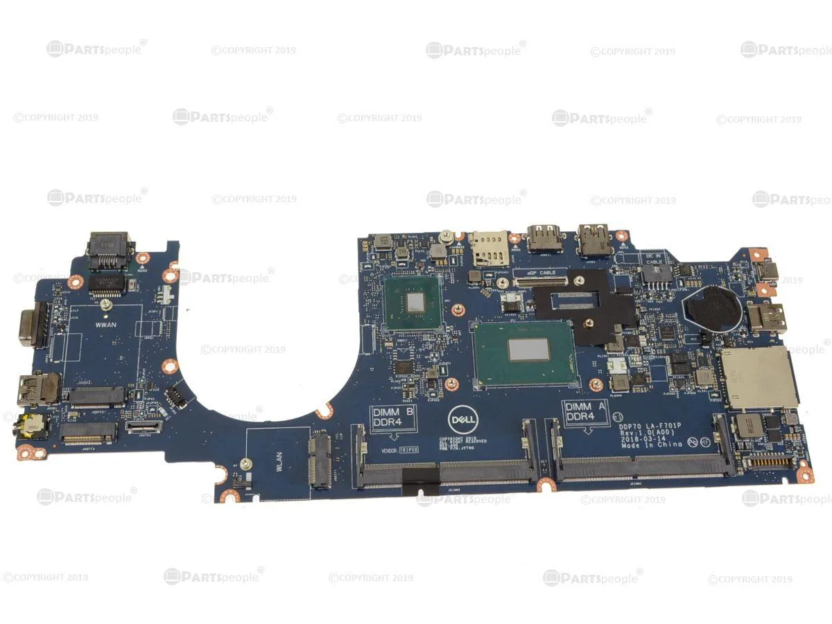 DELL DELL Latitude 5491 Motherboard i5-8400H 2.5GHz 61FGF — product photo