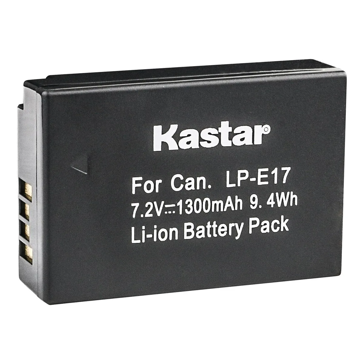 Kastar Kastar LP-E17 1300mAh 7.2V 9.4Wh Li-Ion camera battery 1-pack — product photo