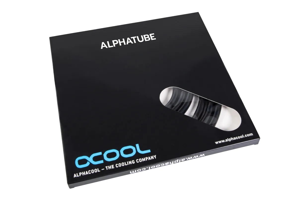Alphacool Alphacool AlphaTube HF 11/8mm UV Black 3m tubing — product photo