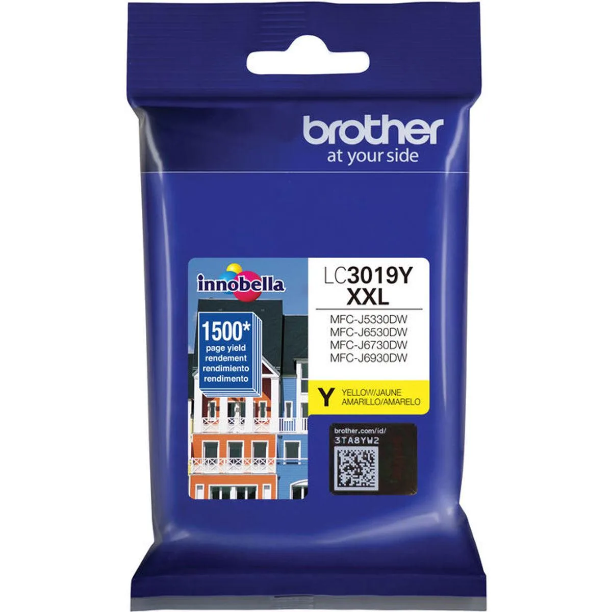 Brother Brother Yellow Super High Yield XXL Ink Cartridge 1500 Pages MFC-J5330DW MFC-J6530DW MFC-J6930DW — product photo
