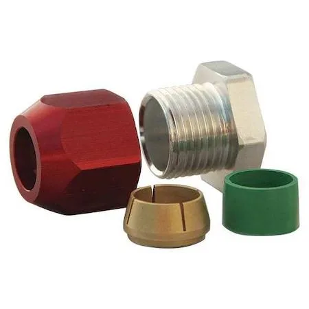 Aluminum A/C line terminator kit with rubber seals and couplers