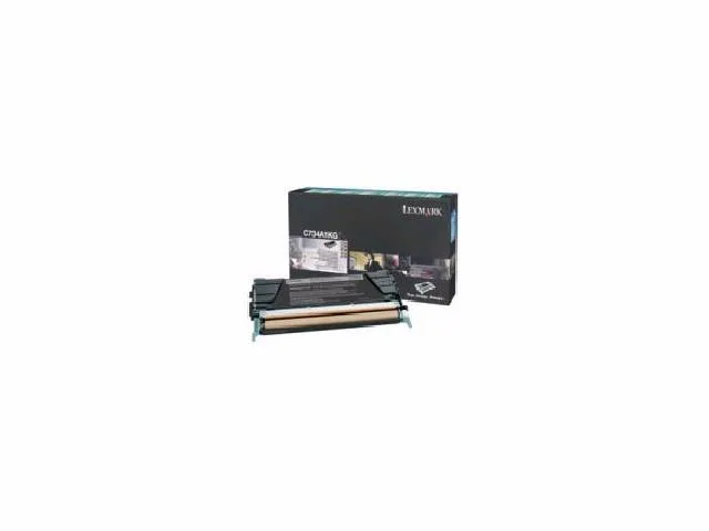 Lexmark black toner cartridge rectangular box new condition