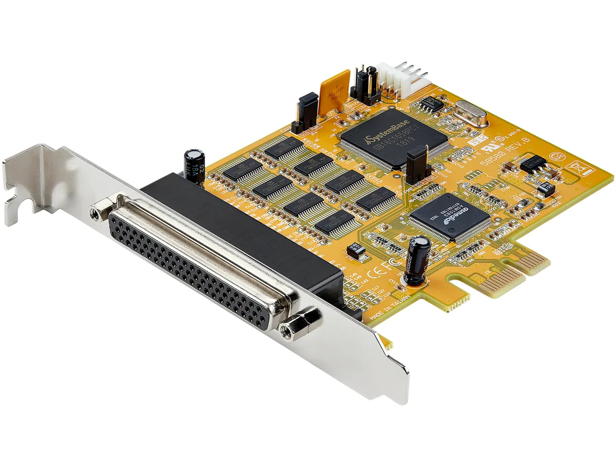 STARTECH STARTECH PEX8S1050 8-Port PCIe RS232 Serial Adapter laptop add-on card — product photo