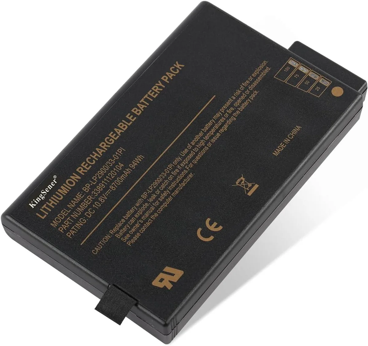 BFKK BFKK BP-LP2900/33-01PI laptop battery 10.8V 8700mAh 94WH for Getac X500 V100 V1010 V200 M230 S400 — product photo