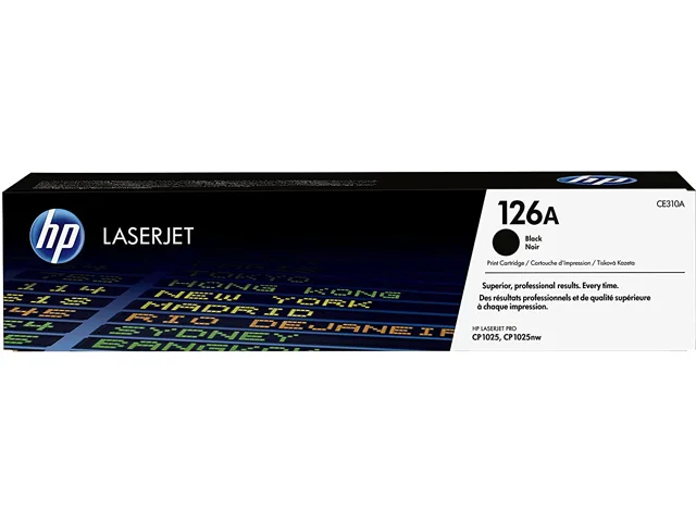 HP HP 126A CE310A Black Toner Cartridge (Genuine Brands) — product photo