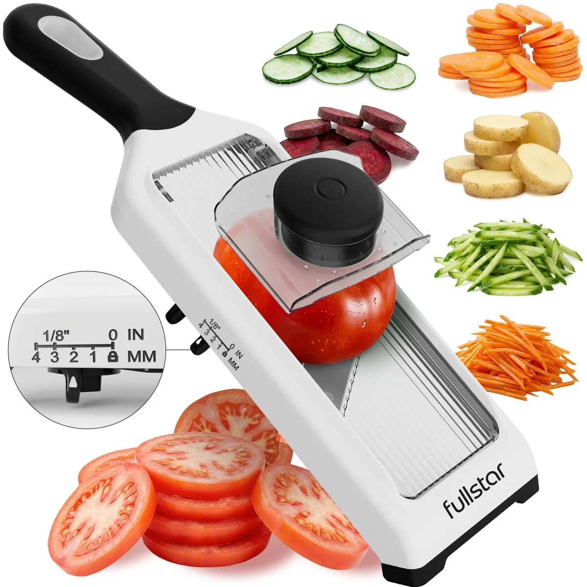  fullstar FUL-FGS-H002-01-AA1US Handheld Mandoline Slicer Julienne Cutter 12.4 in x 3.8 in x 1.8 in — product photo