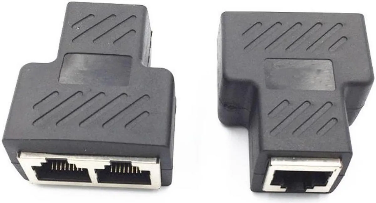 Vszerda Vszerda RJ45 Splitter 8P8C 2-Pack Network Connector — product photo