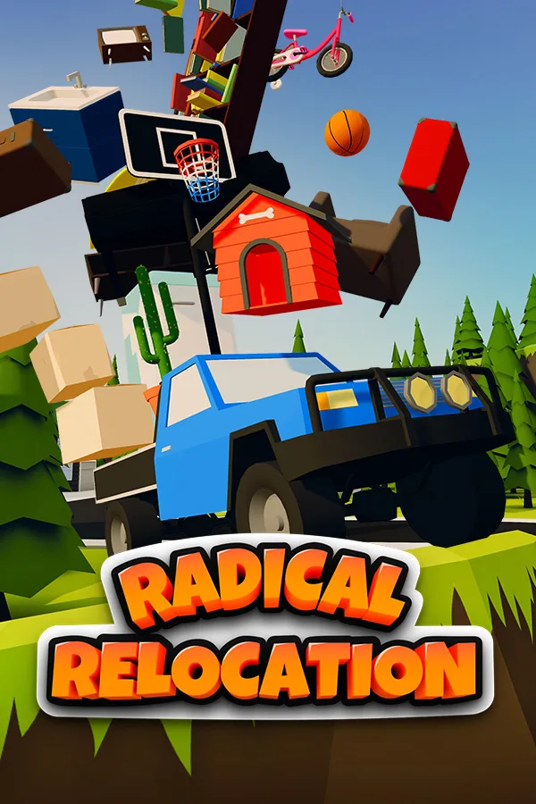 Digital game code card for Radical Relocation on PC via Steam