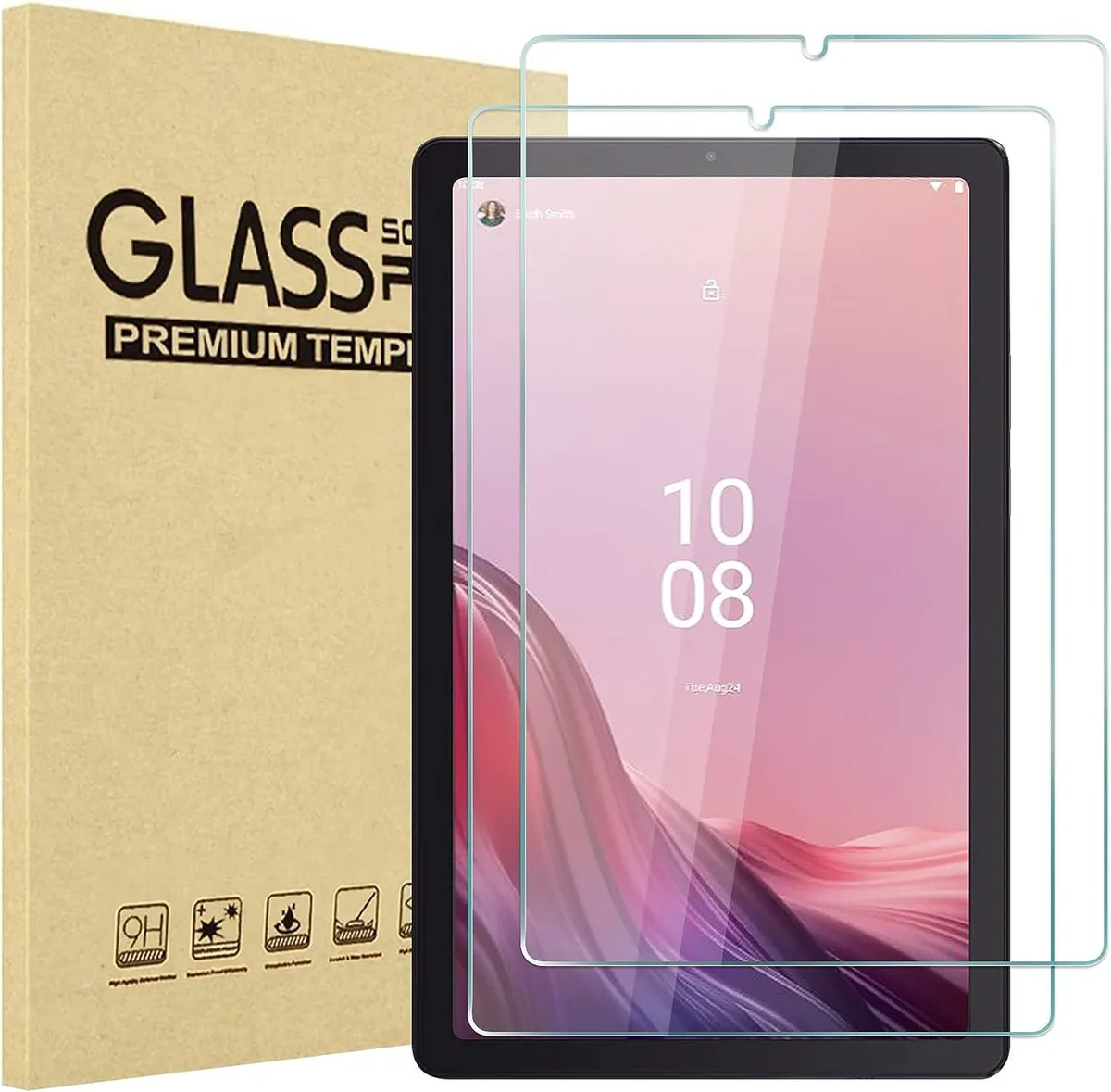 anicestore anicestore TB-300FU 2 pack tempered glass screen protector accessory — product photo
