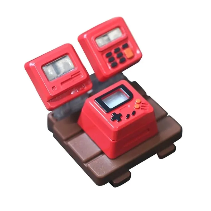 YINGHUA YINGHUA K04 Retro Keycap Set Red 60% 1.97in — product photo
