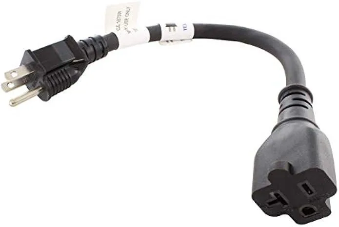 TAURKENAM TAURKENAM 15 to 20A 125V T-Blade Power Adapter (1PK-Flexible) — product photo