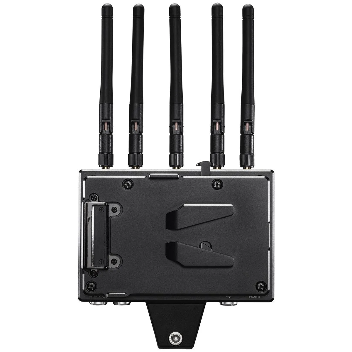 Compact Gold Mount receiver module attaches to back of Cine 7 or 702 Touch monitor
