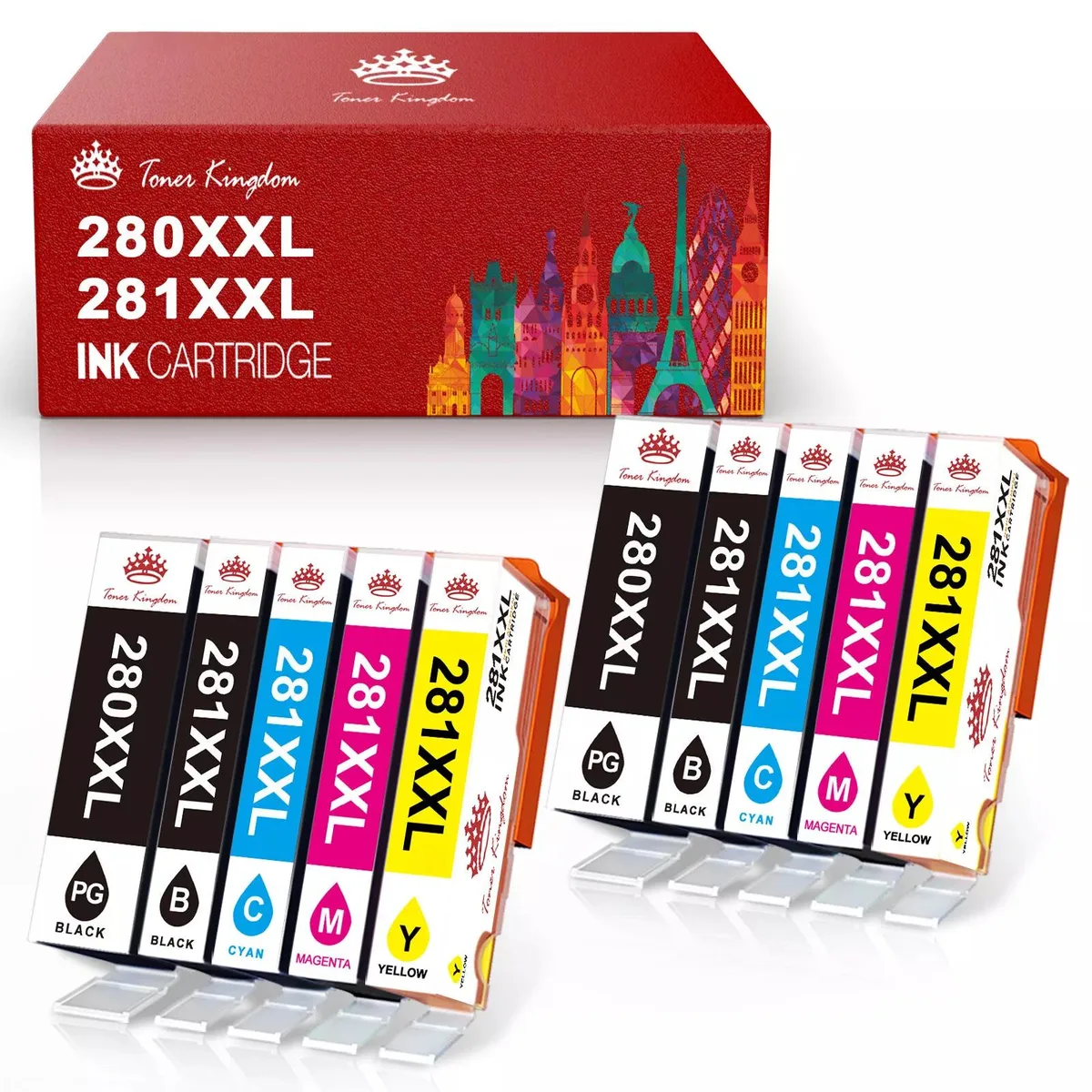 V4ink V4ink PGI-280XXL CLI-281XXL 10-Pack Ink Cartridges — product photo