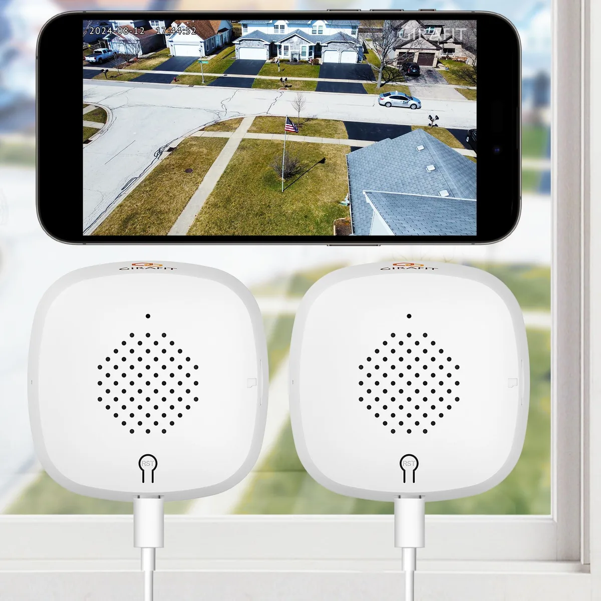 Girafit GRF-W151W-2PK 2K Window Camera 2 Pack — product photo