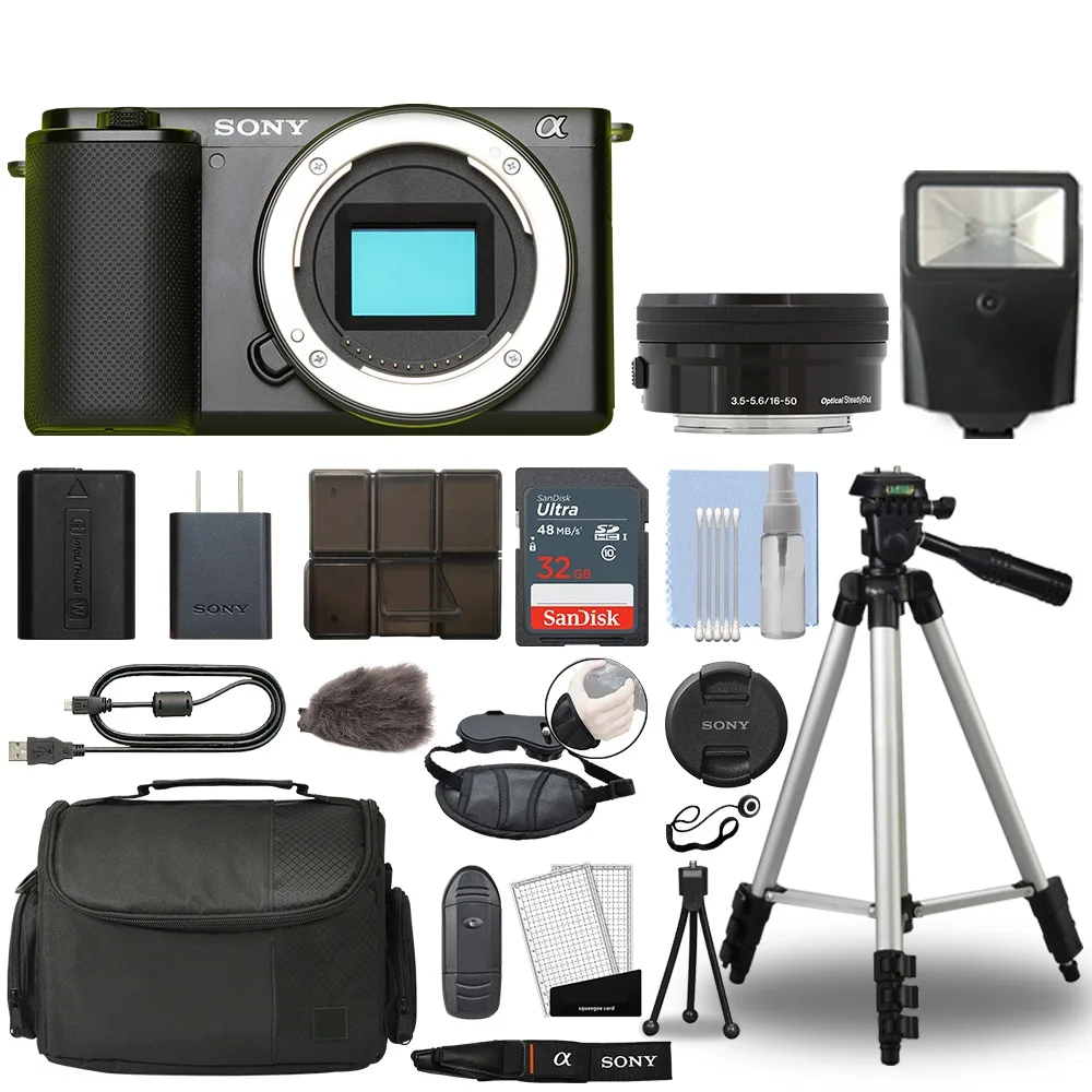 Sony Sony ZV-E10 24.2MP 4K Camera Kit 16-50mm Black 32GB — product photo