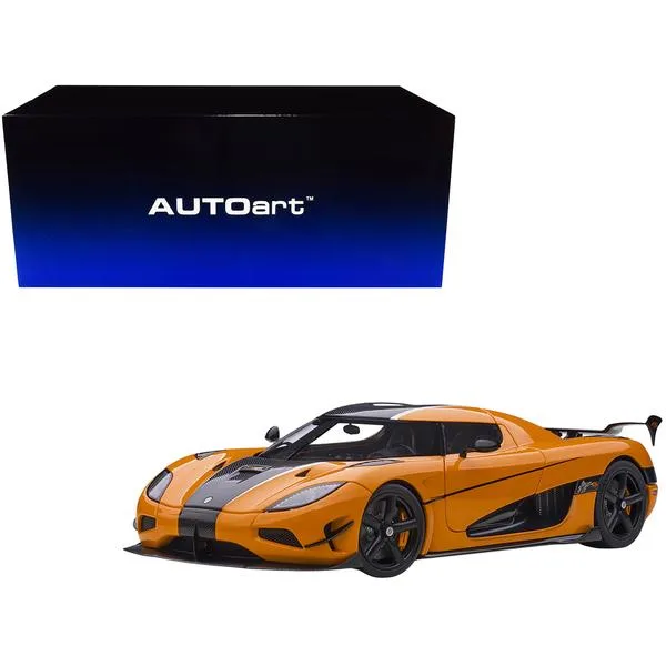 Autoart Autoart Koenigsegg Agera RS Cone Orange Black Carbon Accents 1/18 Vehicle — product photo