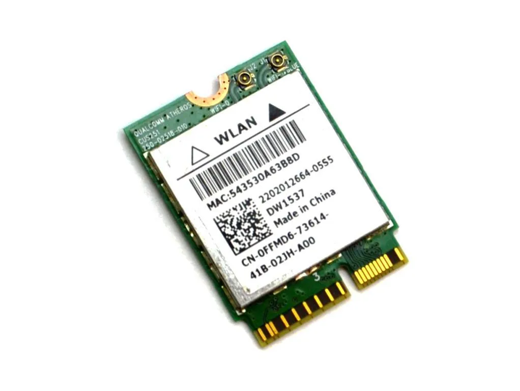 DELL DELL DW1537 M.2 Wi-Fi adapter Bluetooth 4.0 — product photo