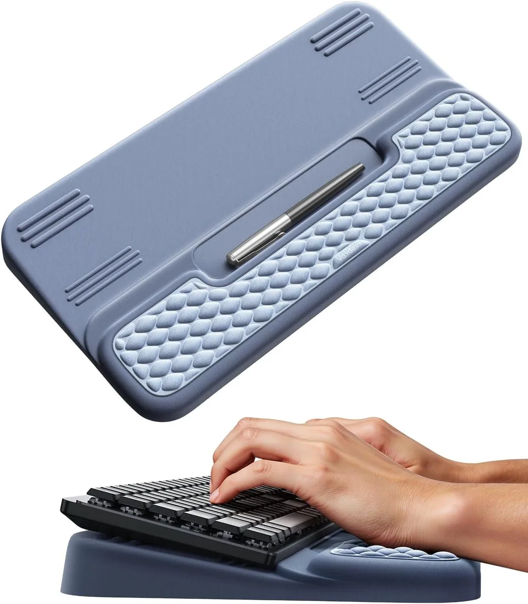 Kenuco Kenuco Wrist Rest with Keyboard Stand Blue 12.5° — product photo
