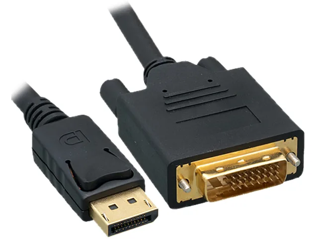 Unirise USA, LLC Unirise USA, LLC DVIDP-06F-MM DisplayPort Male to DVI-D Dual Link 24+1 Male Cable 6 ft — product photo
