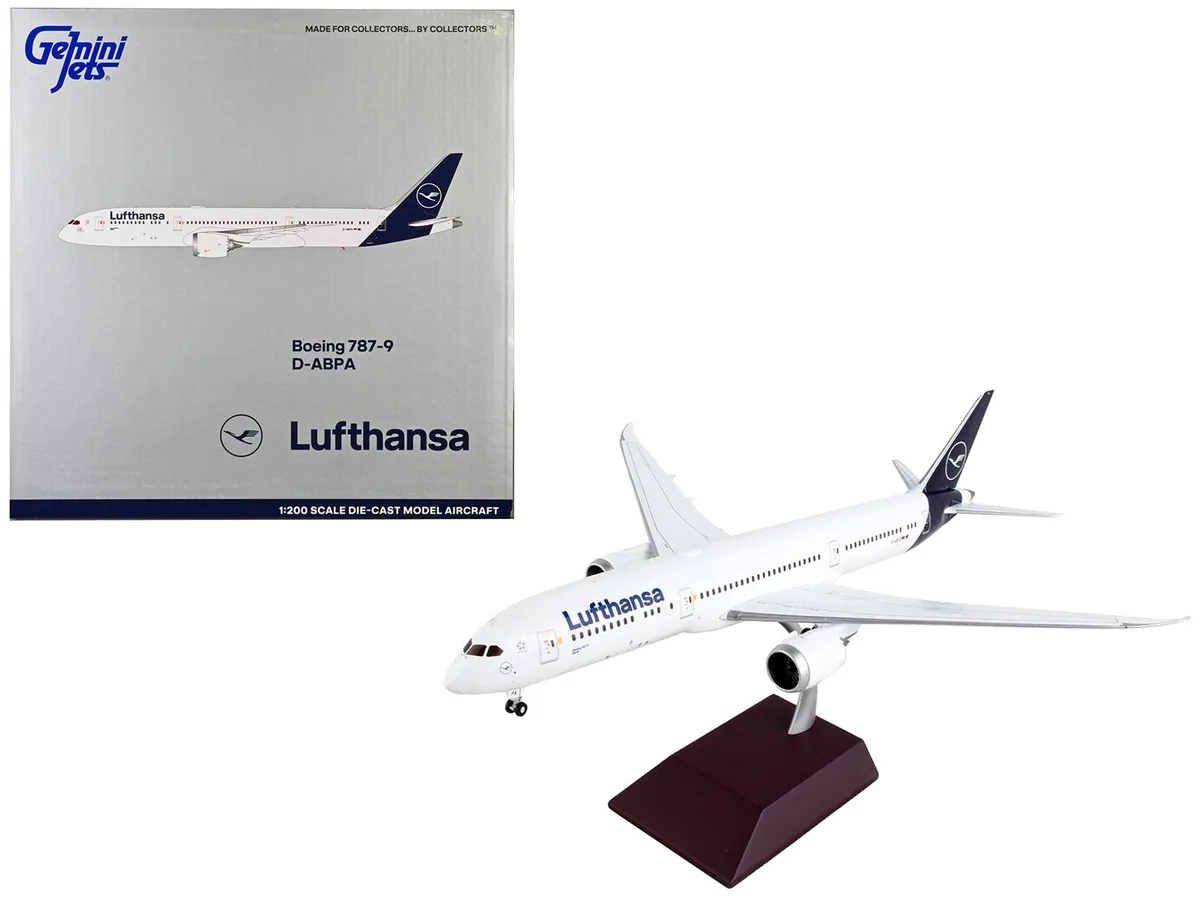 GeminiJets GeminiJets Boeing 787-9 Lufthansa 1/200 Diecast Model Airplane — product photo