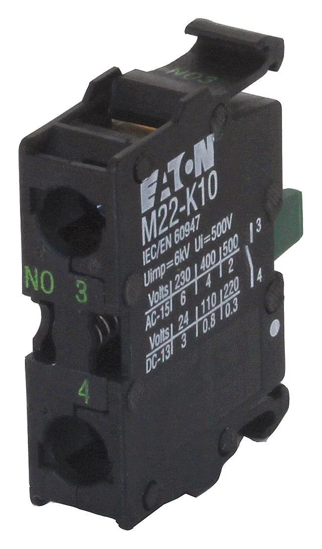 Eaton Eaton M22-K10 Contact Block 1NO 22 mm Black — product photo