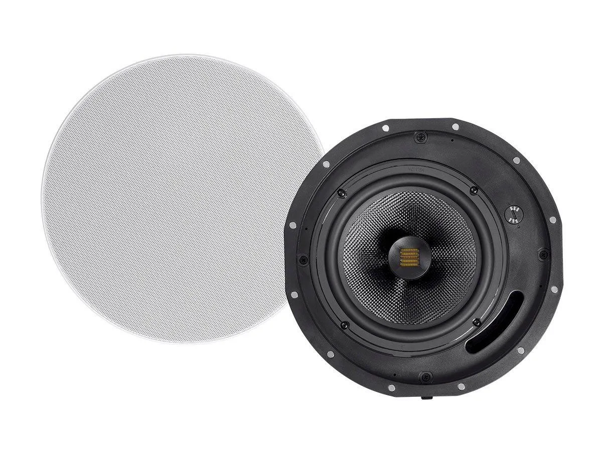 Monoprice Inc. Monoprice Inc. 124435 Amber 2-Way Carbon Fiber Ceiling Speaker Pair — product photo