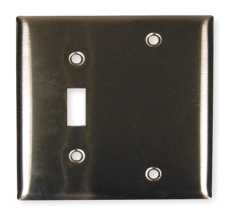 Hubbell Incorporated Hubbell Incorporated SS113 Toggle Switch Blank Switch Plate — product photo