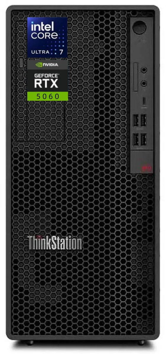 Lenovo Lenovo ThinkStation P2 Gen 2 Tower Intel Core Ultra 7 265 RTX 5060 16GB 1TB Windows 11 Pro — product photo