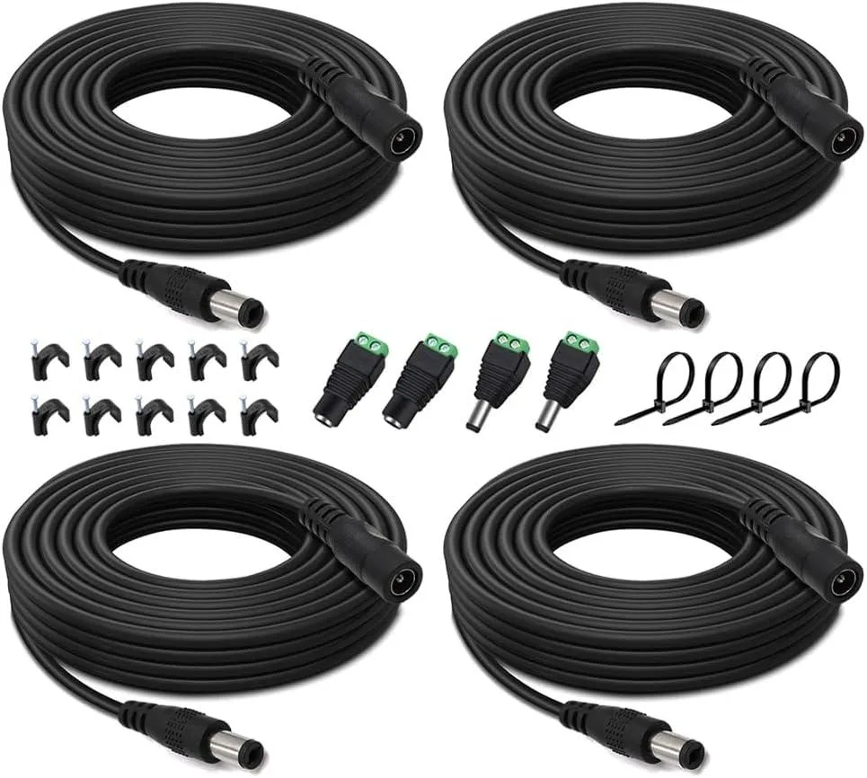 BFKK BFKK 4 x 10 m 12 V DC Power Extension Cable 5.5 mm x 2.1 mm — product photo
