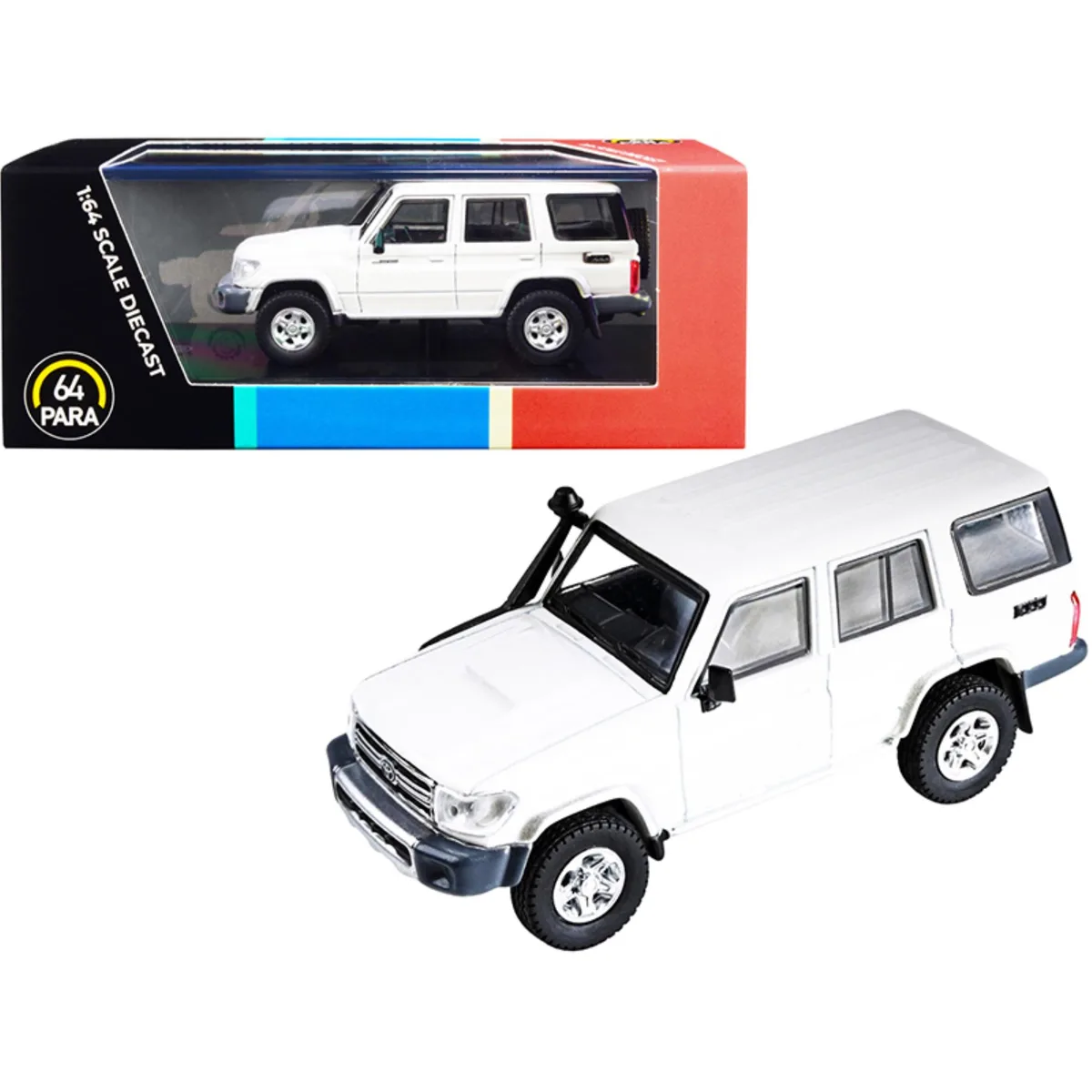 Paragon Paragon Toyota Land Cruiser 76 French Vanilla Pearl White 1/64 Diecast Vehicle — product photo