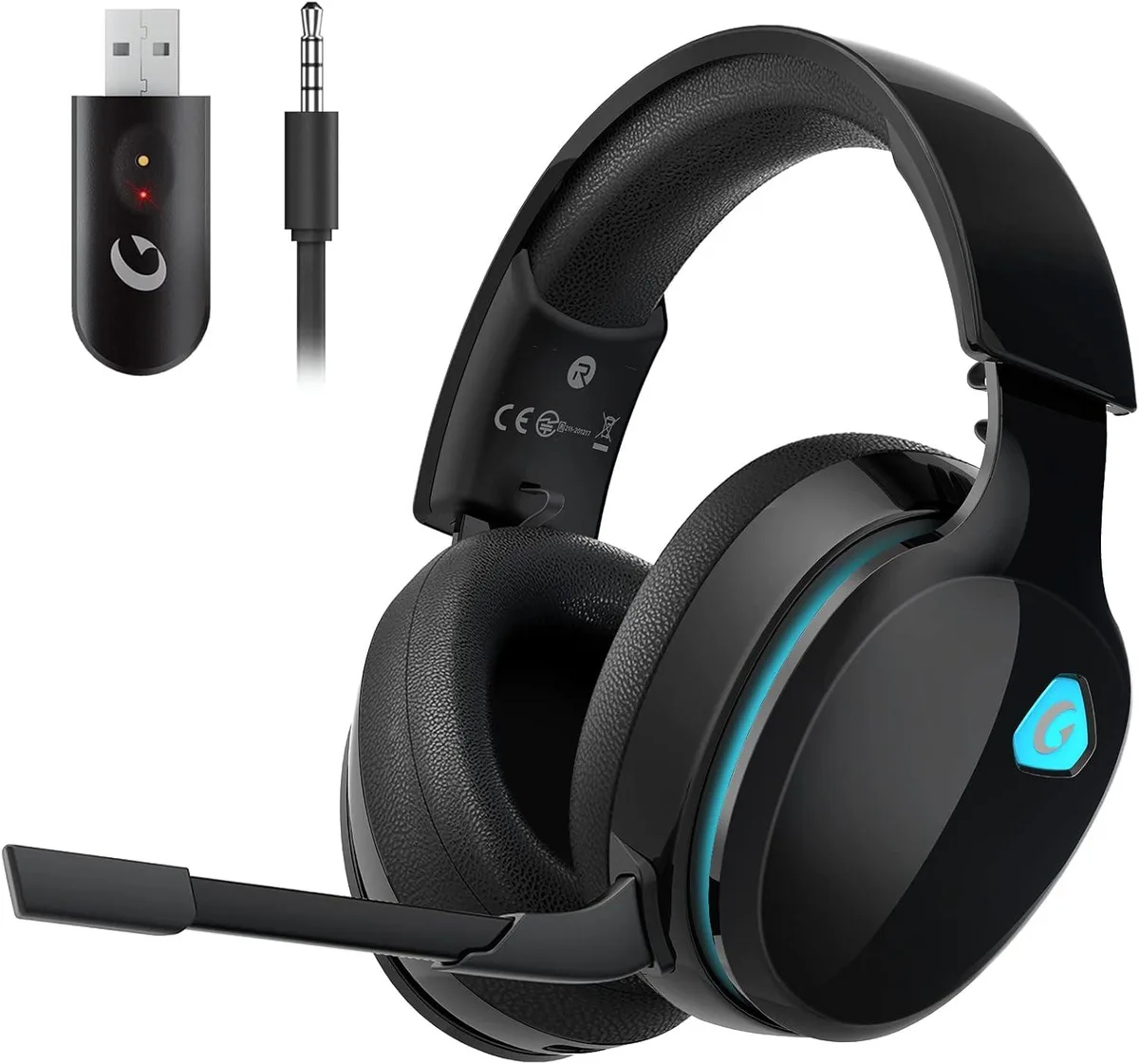 BFKK BFKK Captain 300 2.4GHz Wireless Gaming Headset Black — product photo