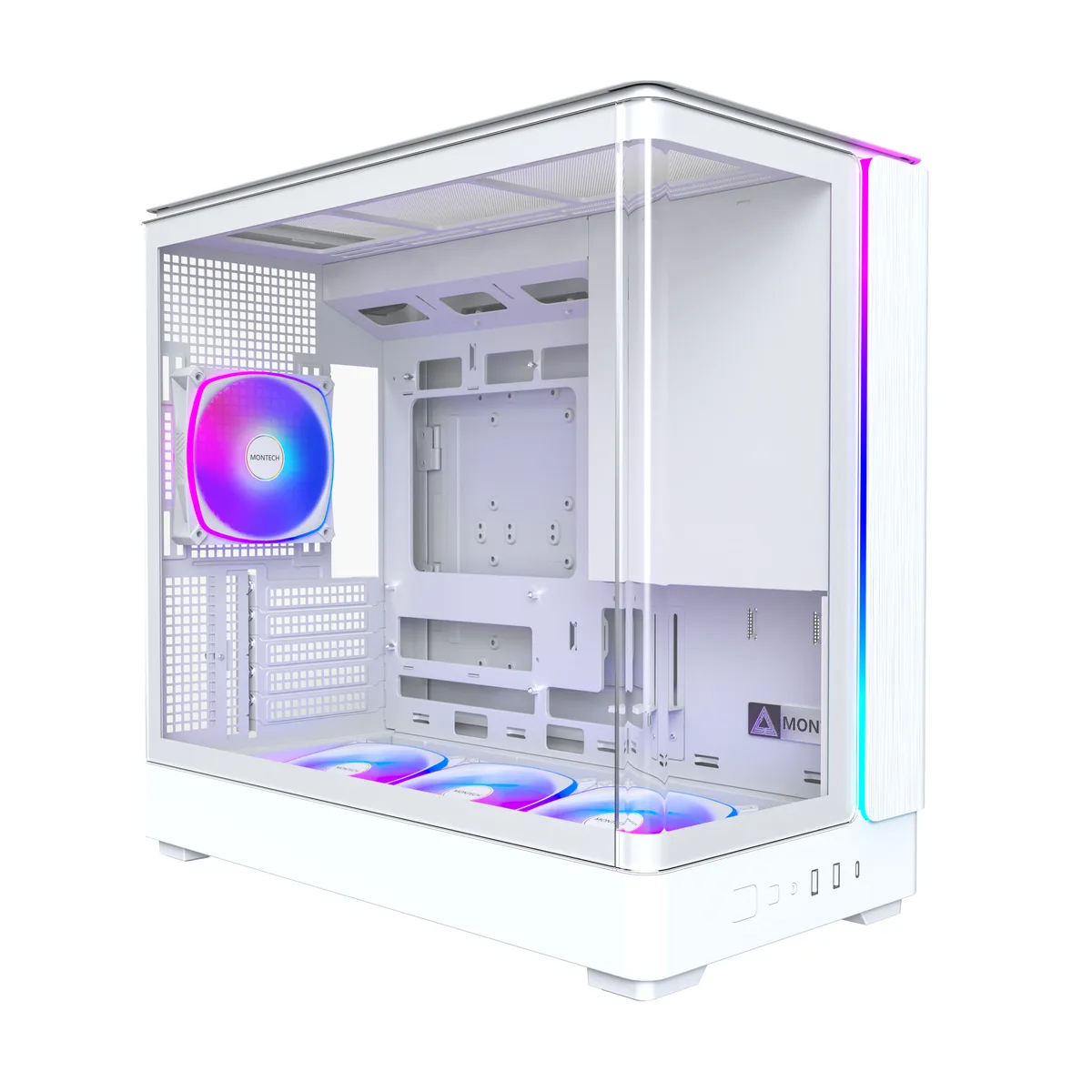 Montech Montech KING 15 PRO (W) Micro-ATX PC Case White — product photo