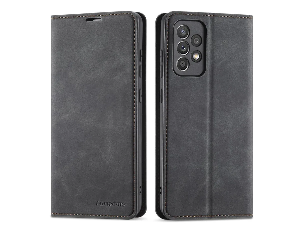 BONAEVER BONAEVER Samsung Galaxy A73 5G / A73 4G Premium PU Leather Flip Wallet Case — product photo