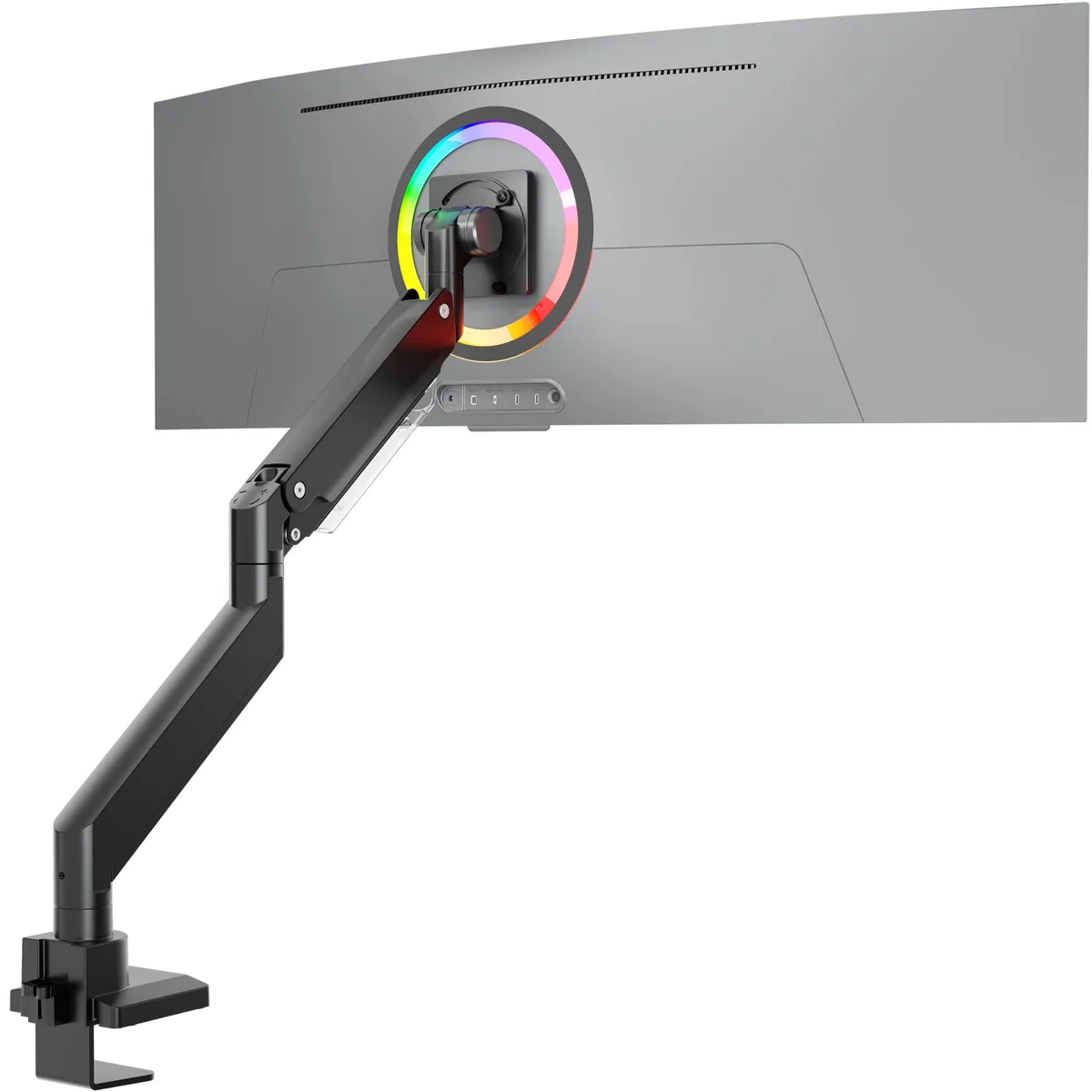 ONKRON ONKRON G130-B Heavy Duty Monitor Arm 17-57" 59.4 lbs VESA 75x75-200x200 Gas Spring Black — product photo