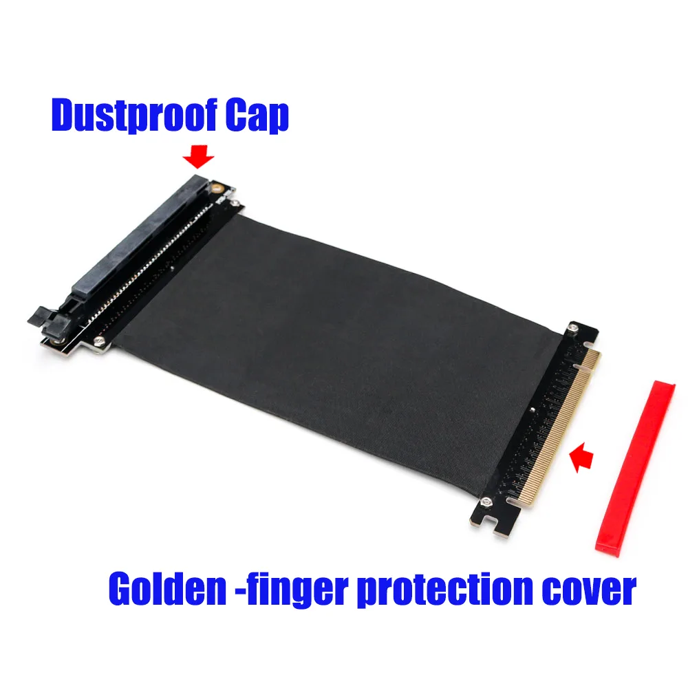 Shenzhen ZYX Science Technology Co.Ltd. Shenzhen ZYX Science Technology Co.Ltd. PCIe 3.0 16x Flexible Extension Cable 20cm 90° — product photo