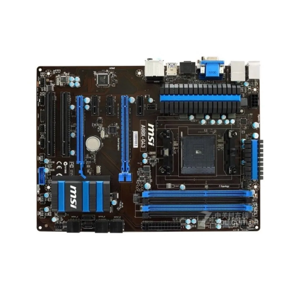 MSI MSI A88X-G43 AMD motherboard Socket FM2/FM2+ DDR3 64GB ATX — product photo