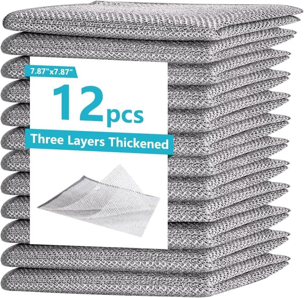  3M Non-Scratch Wire Dishcloth 12 Pack 7.87" x 7.87 — product photo
