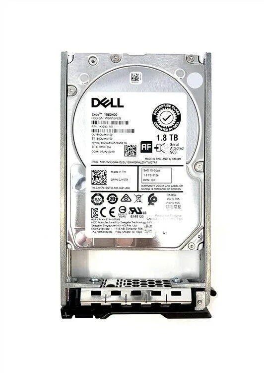 DELL DELL ST1800MM0198 1.8TB 2.5" SAS 10K 12Gb/s internal hard drive — product photo