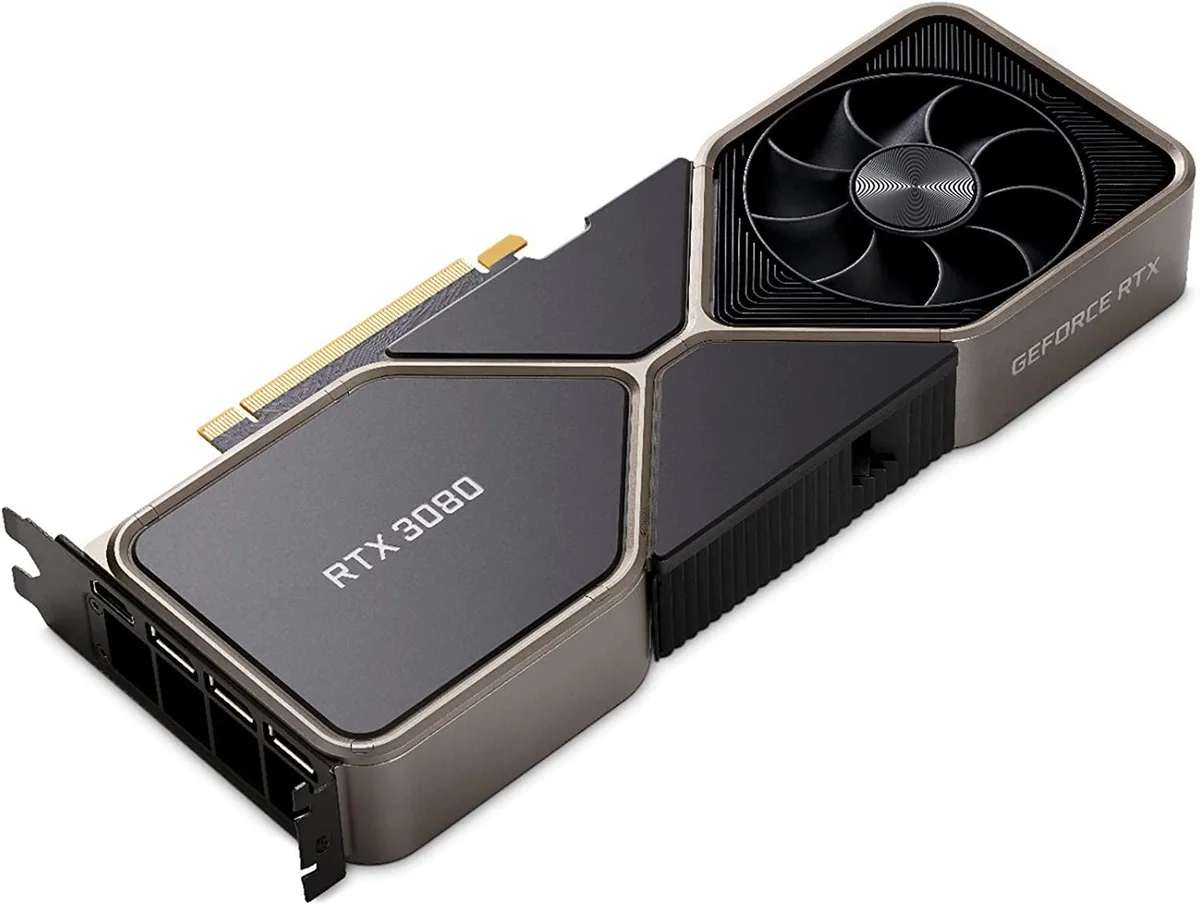 NVIDIA NVIDIA GeForce RTX 3080 Founders Edition 10GB GDDR6 graphics card — product photo