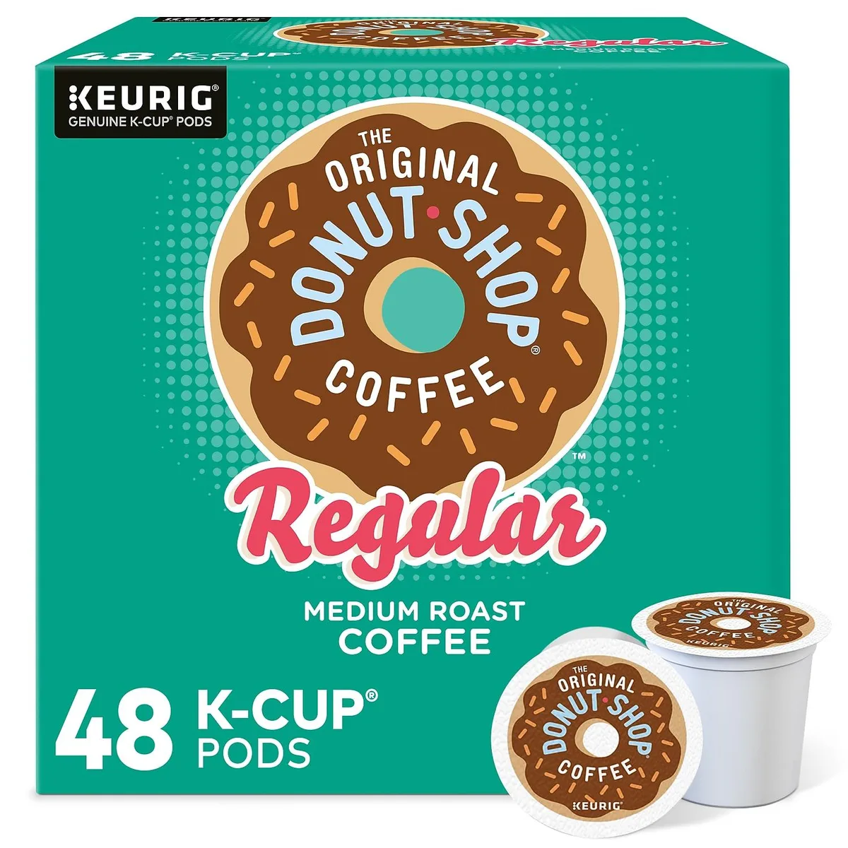 Green Mountain Coffee Green Mountain Coffee Donut Shop Extra Bold Medium Roast K-Cup Pods 48/Box — product photo